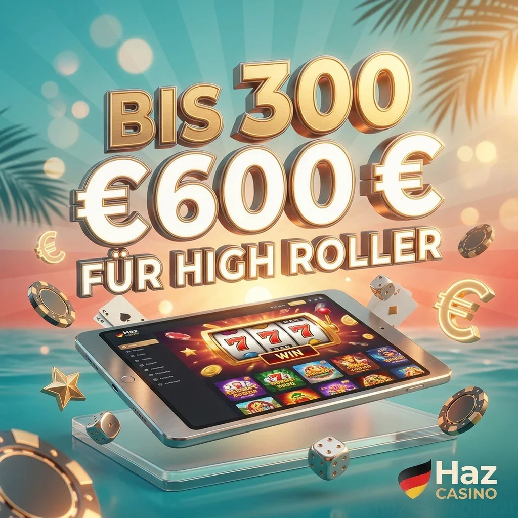 BIS 300 €600 € FÜR HIGH ROLLER